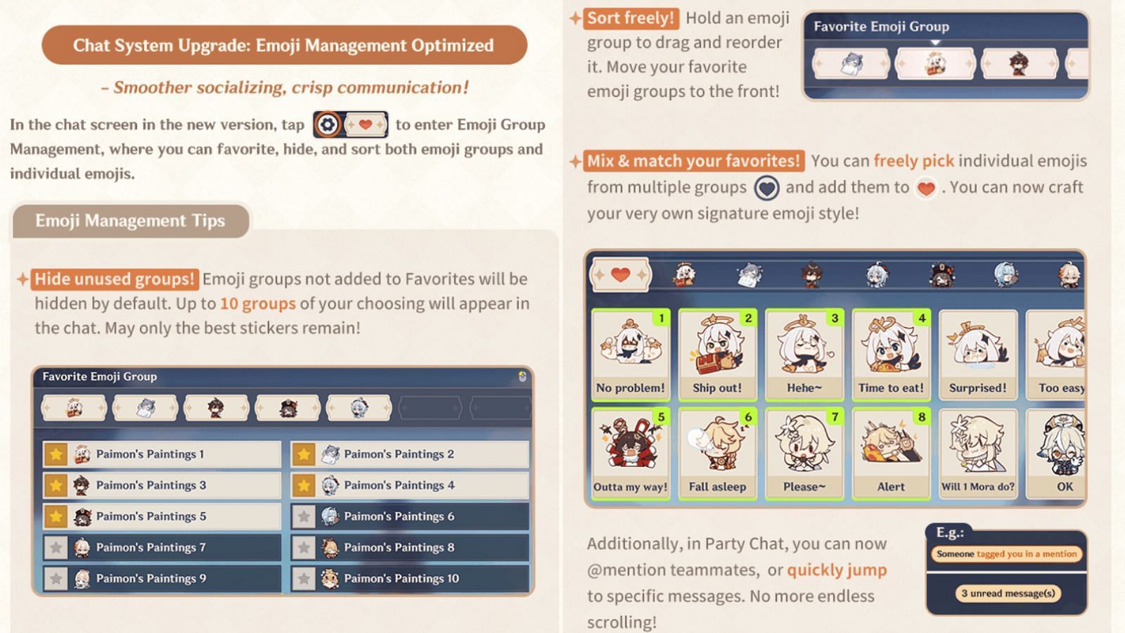 Chat System upgrade (Image via HoYoverse)